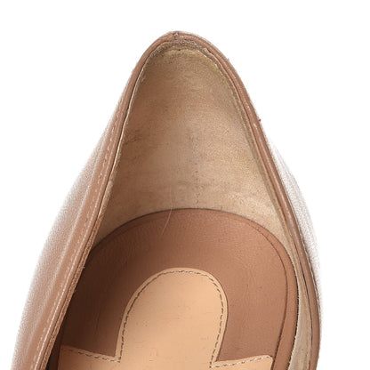 Christian Louboutin Shiny Nappa Iriza 100 Pumps 36.5 Noisette 10 of 17