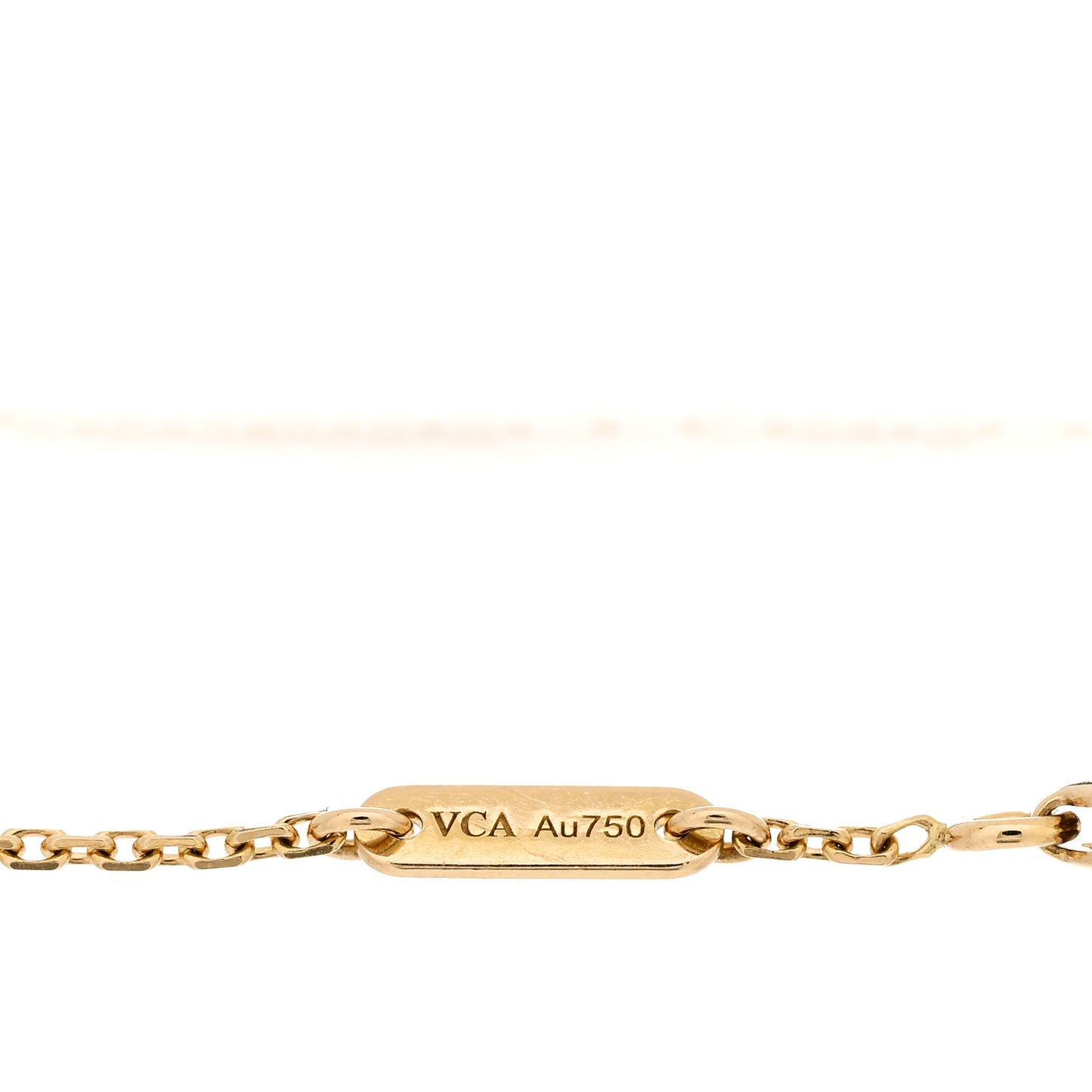18K Yellow Gold Mother of Pearl Sweet Alhambra Butterfly Bracelet