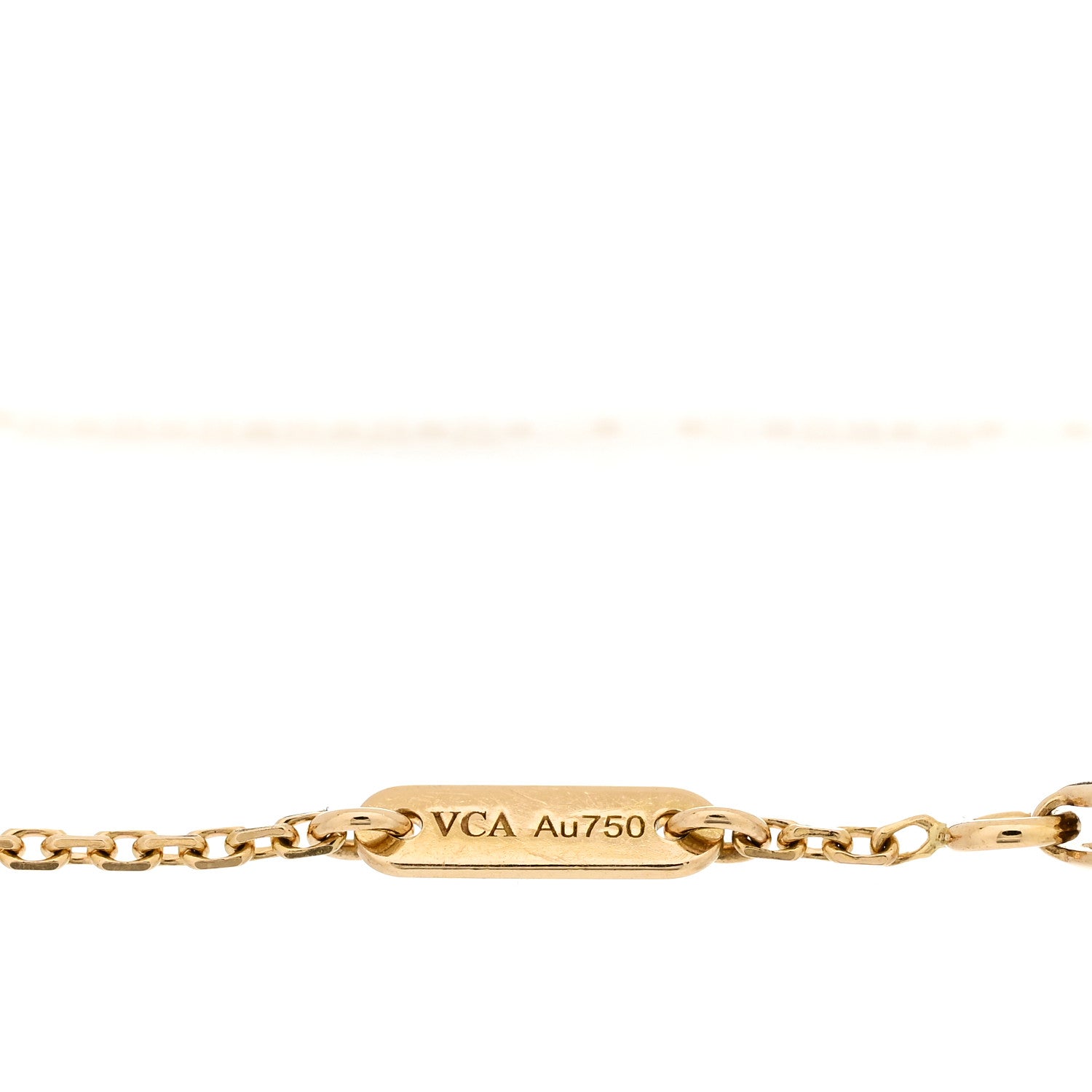 Van Cleef & Arpels 18K Yellow Gold Mother of Pearl Sweet Alhambra Butterfly Bracelet 4 of 5