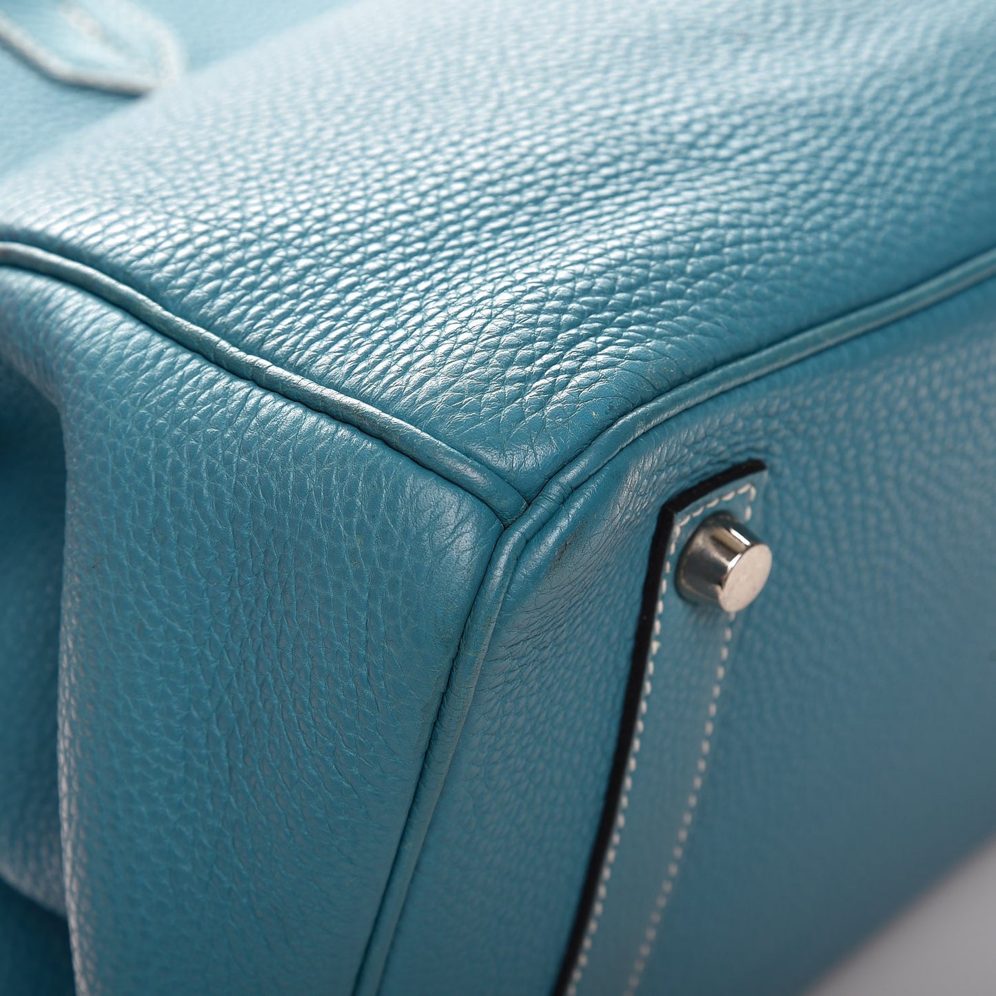 Togo Birkin 35 Blue Jean