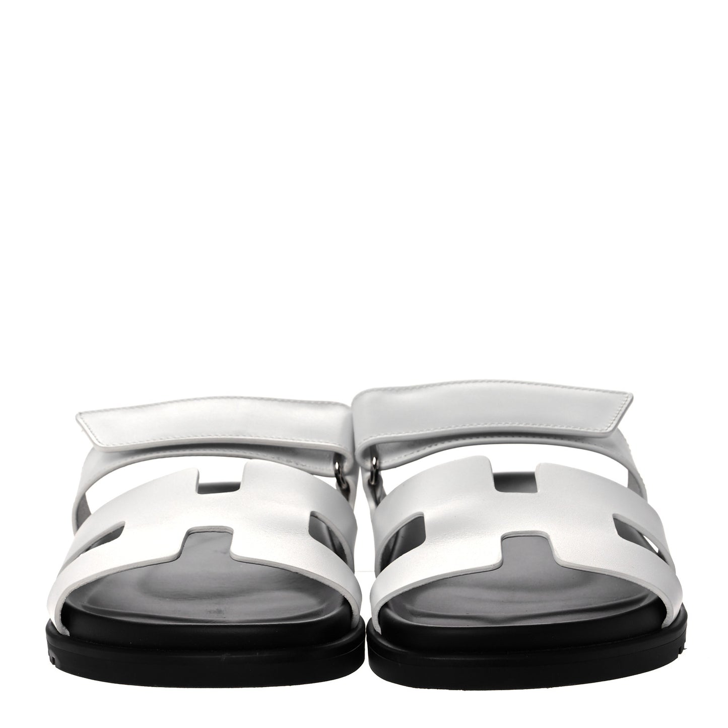 Calfskin Womens Chypre Sandals 38 White