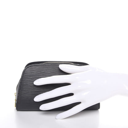 Louis Vuitton Epi Dauphine 17 Cosmetic Pouch Black 2 of 6