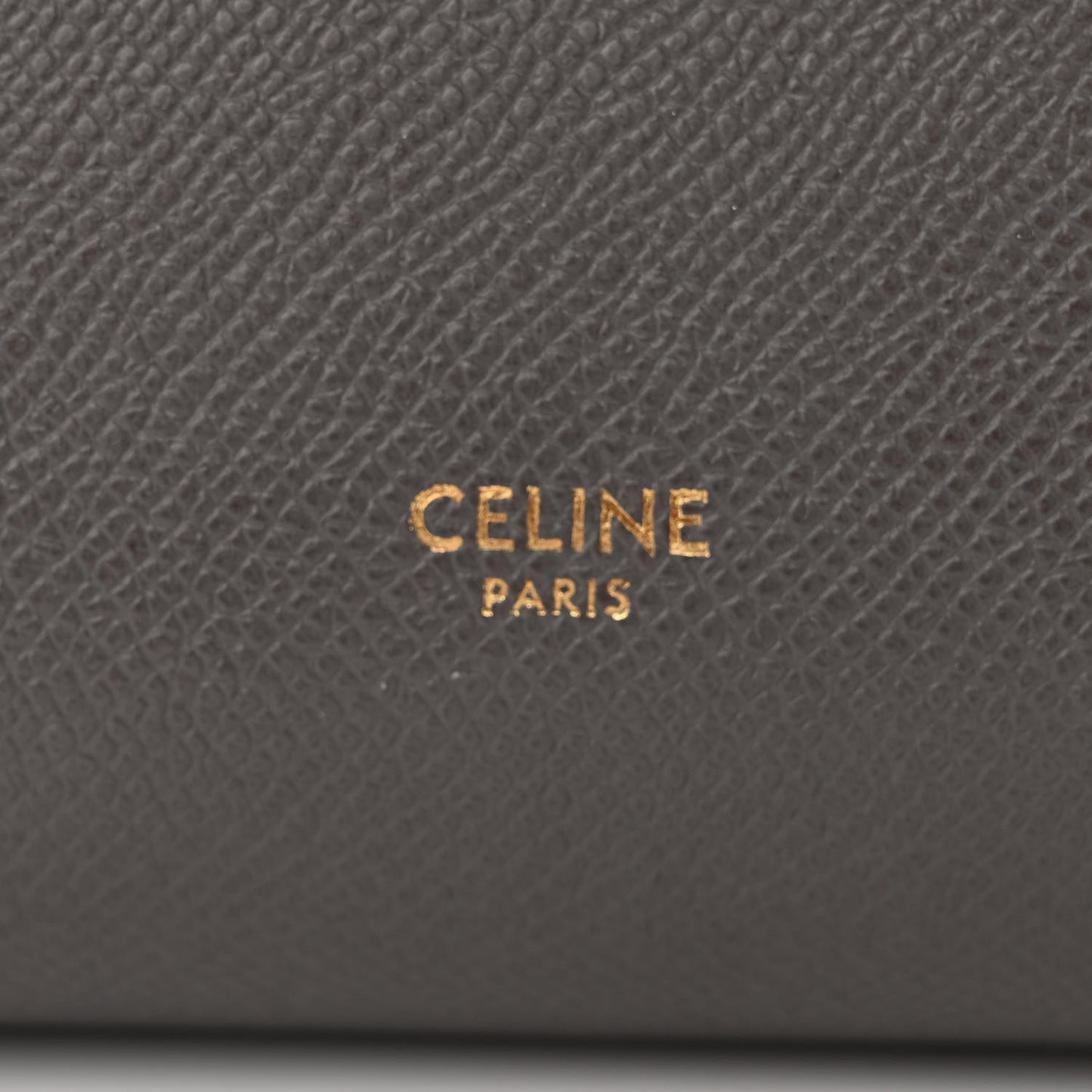 Grained Calfskin Micro Belt Bag Grey