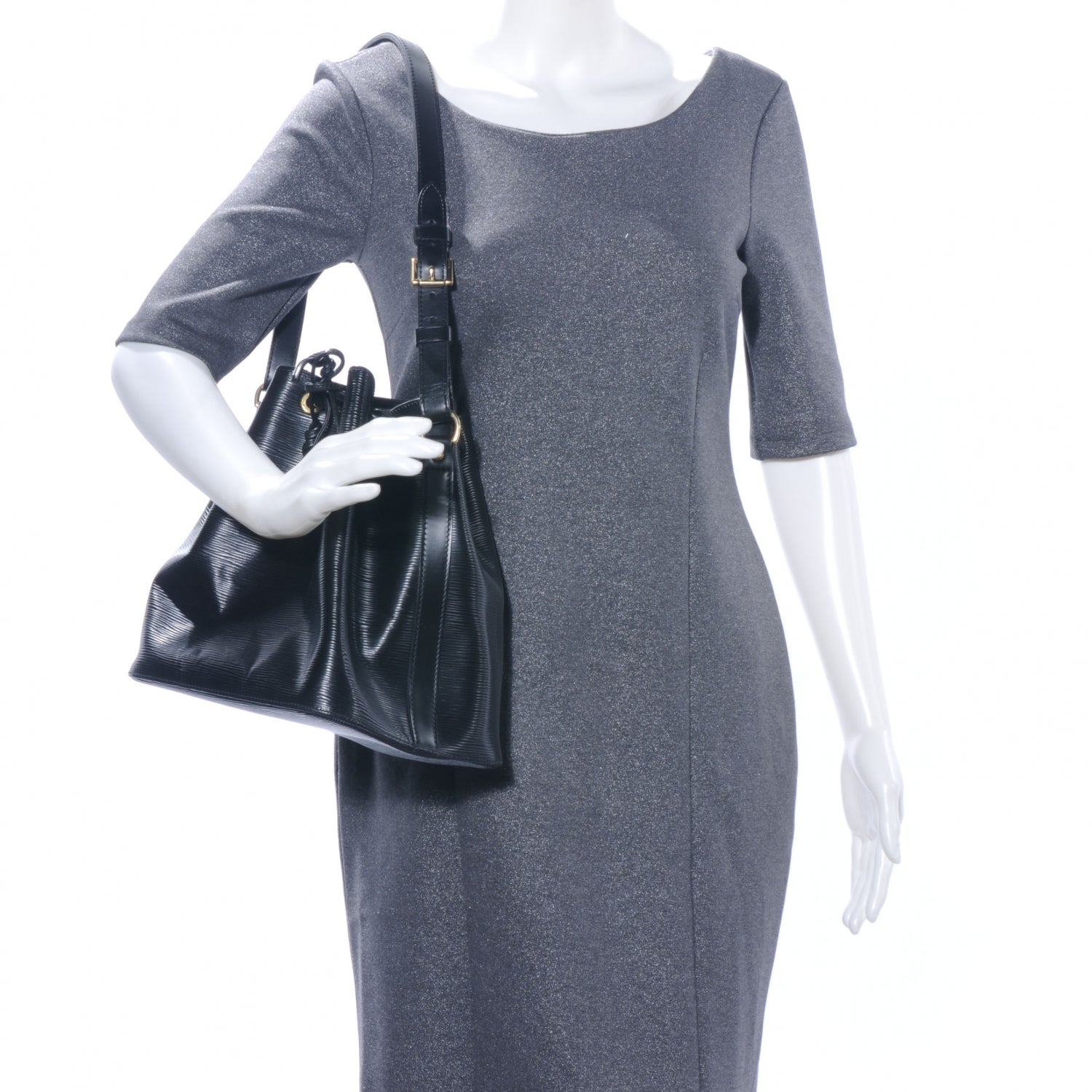 Louis Vuitton Epi Petit Noe Black 2 of 10