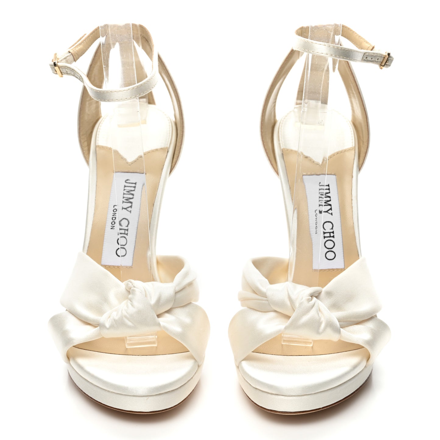 Satin Rosie 120 Sandals 35 Ivory