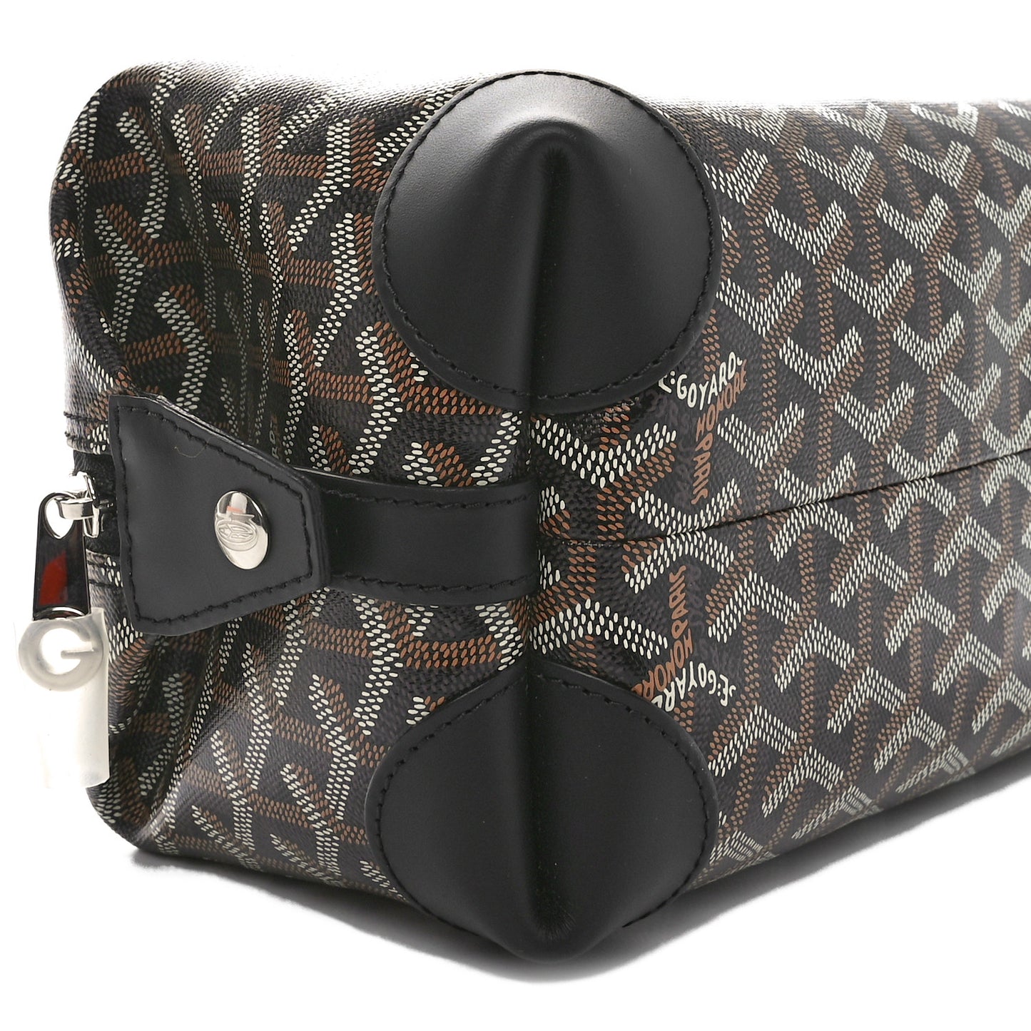 Goyardine Boeing 25 Trousse de Toilette Black