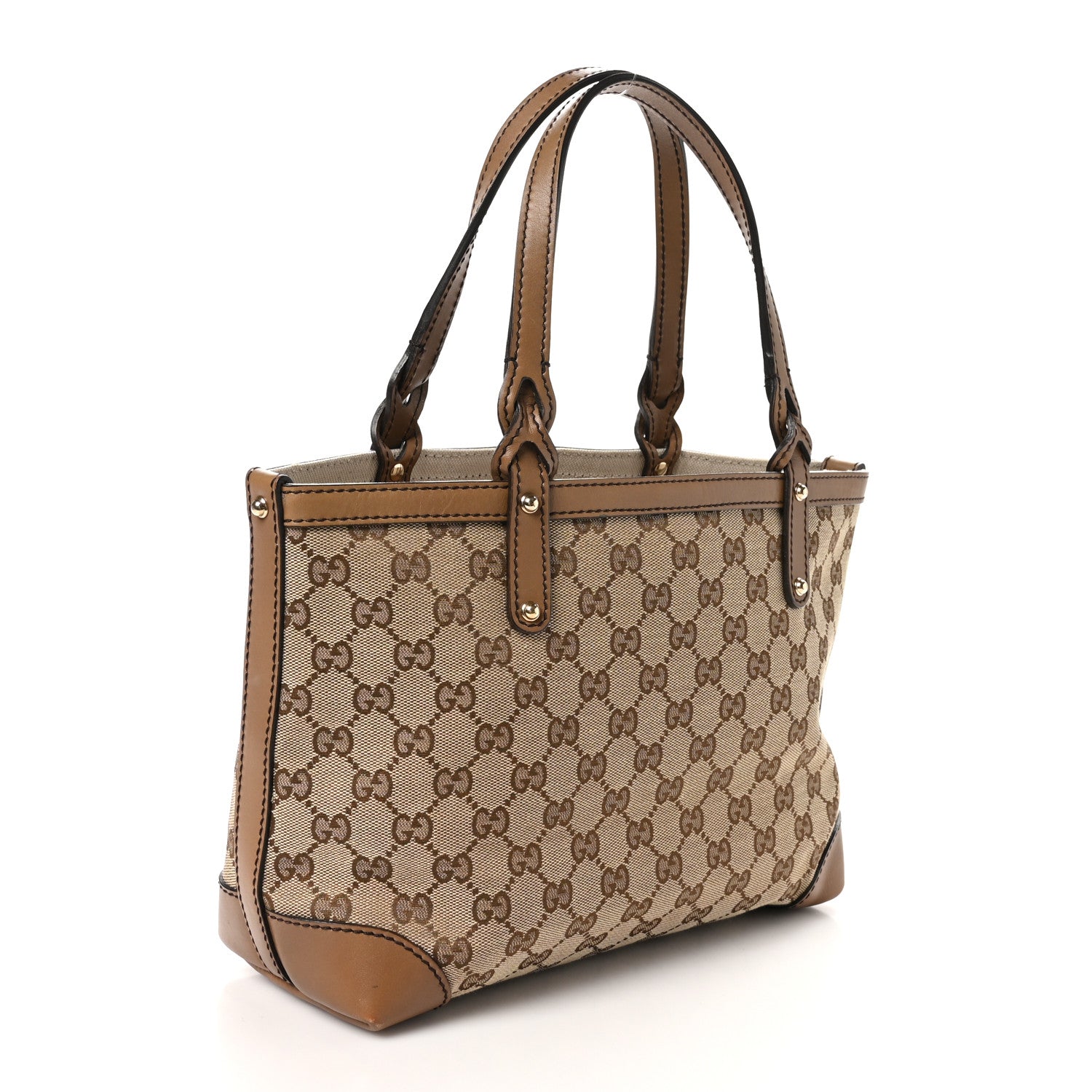 Gucci Monogram Small Craft Tote Light Brown 4 of 12