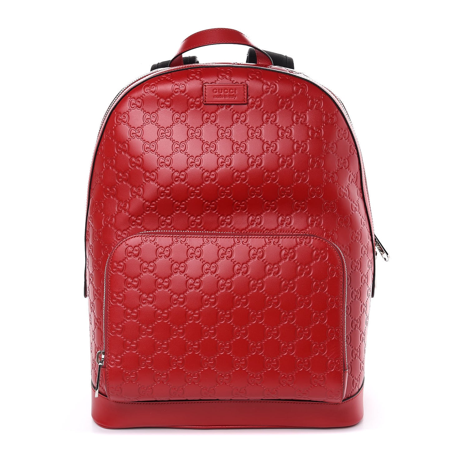 Guccissima Signature Day Backpack Hibiscus Red