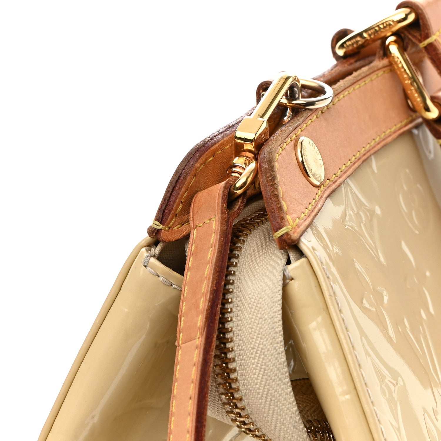 Louis Vuitton Vernis Brea GM Blanc Corail 12 of 13