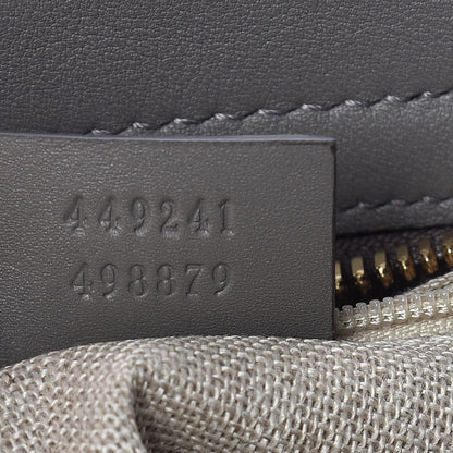 Gucci Microguccissima Small Bree Tote Graphite 7 of 12