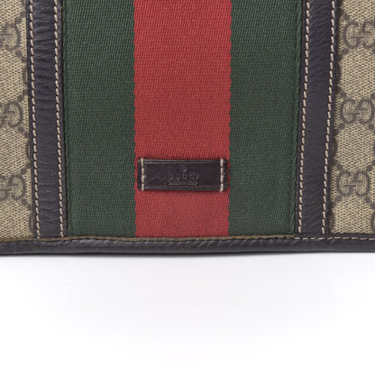 Gucci GG Plus Monogram Web Medium Flap Messenger Beige Dark Brown 13 of 18