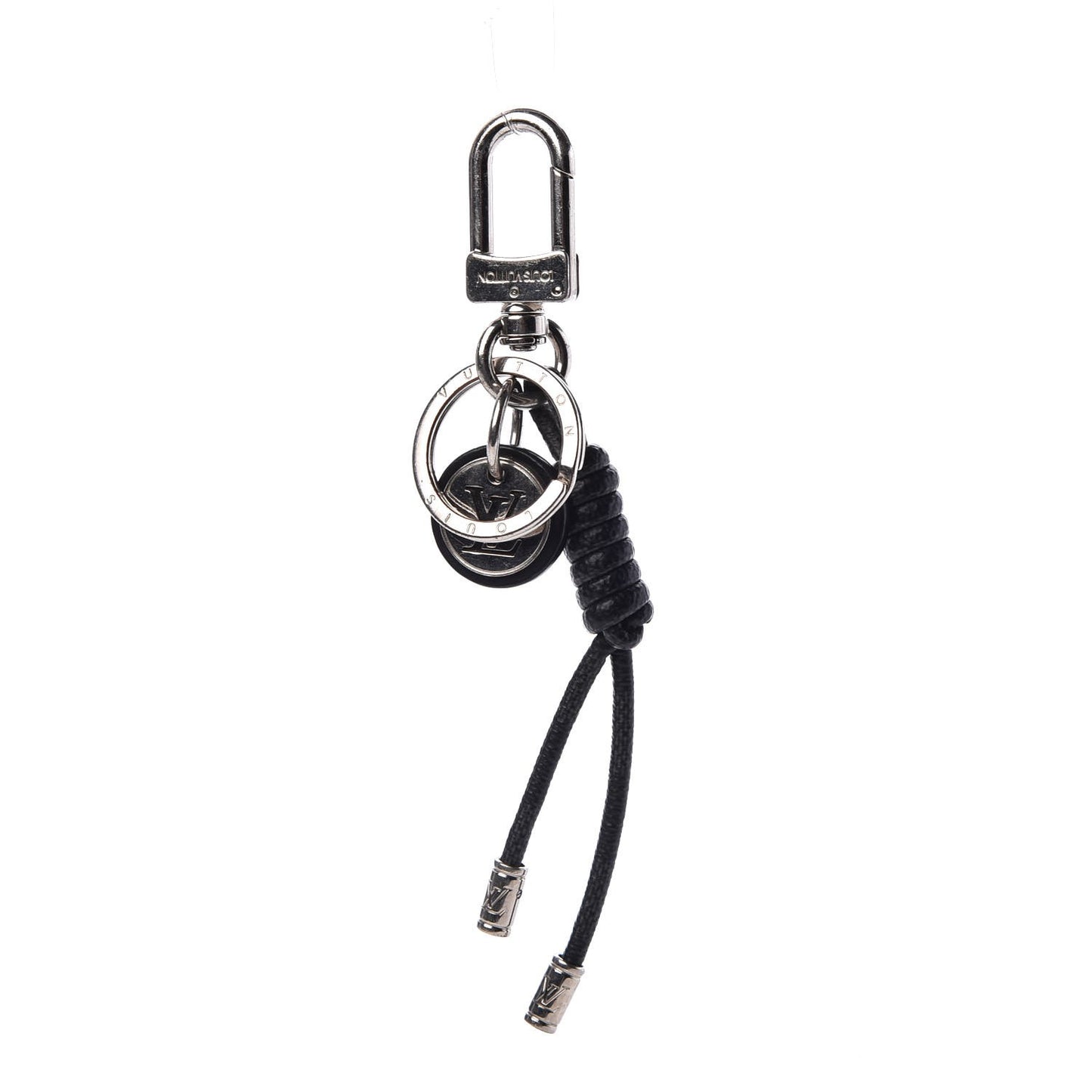 Leather Rope Key Holder Black