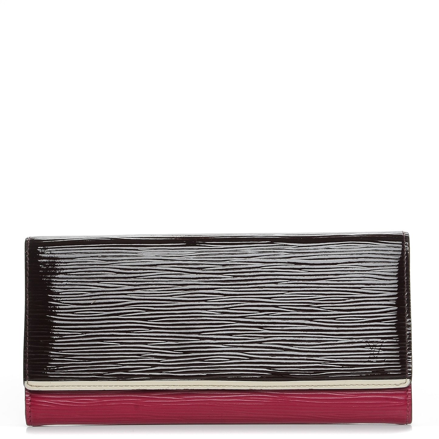 Electric Epi Flore Wallet Tri-Color Prune