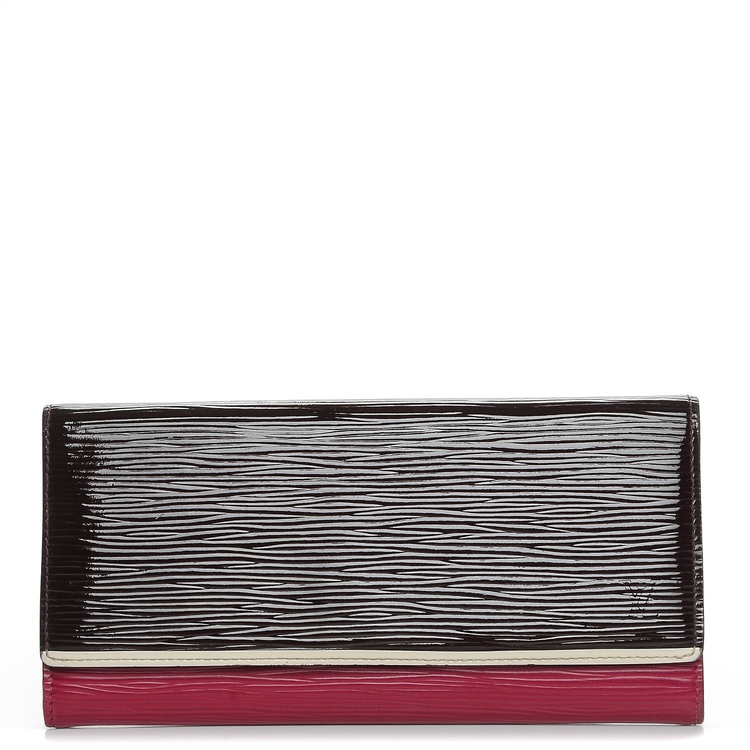 Louis Vuitton Electric Epi Flore Wallet Tri-Color Prune 1 of 8
