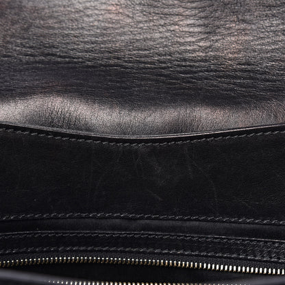 Valentino Garavani Vitello Rockstud Accordion Satchel Black 9 of 22