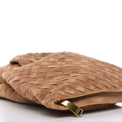 Bottega Veneta Suede Intrecciato BV Twist Caramel 6 of 10