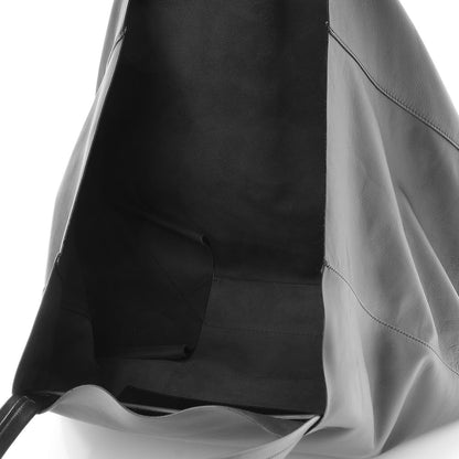 Celine Lambskin Horizontal Cabas Black 5 of 7