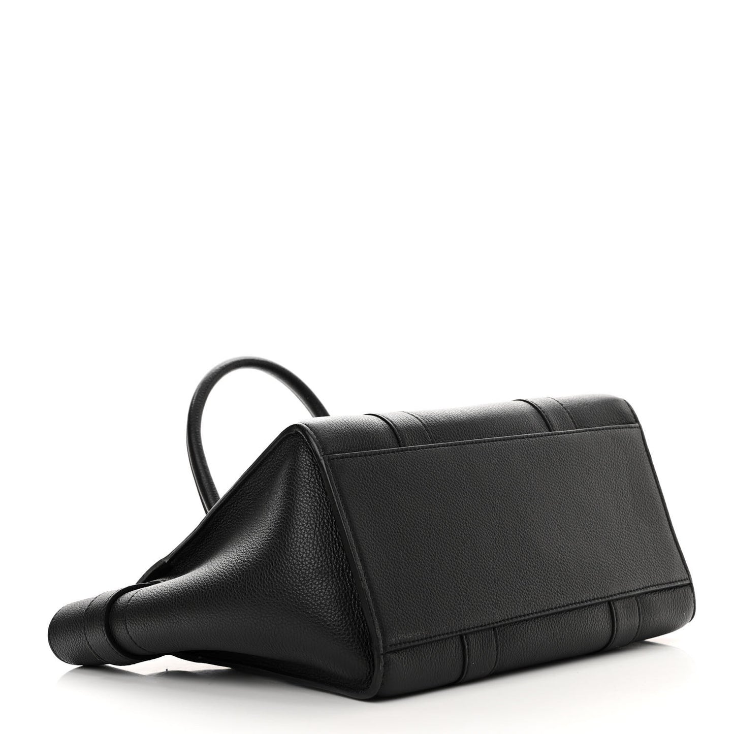 Classic Grain Small Bayswater Zip Tote Black