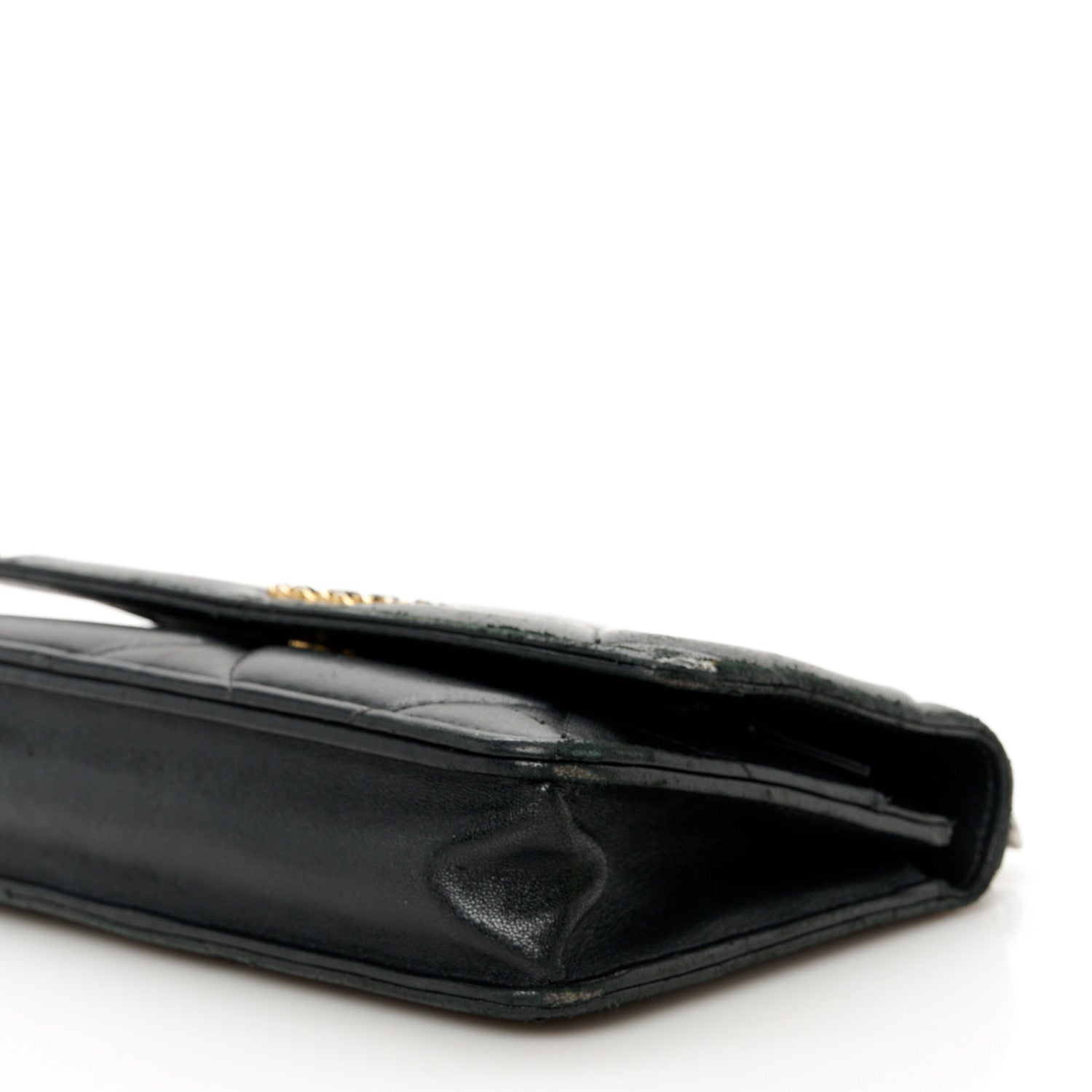 Chanel Lambskin Quilted Chanel 19 Wallet On Chain WOC Black 11 of 13