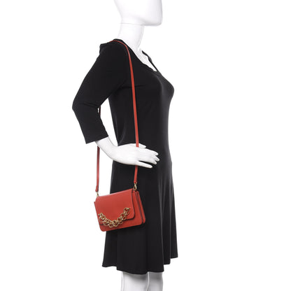 Chloe Calfskin Drew Bijou Clutch Earthy Red 2 of 10