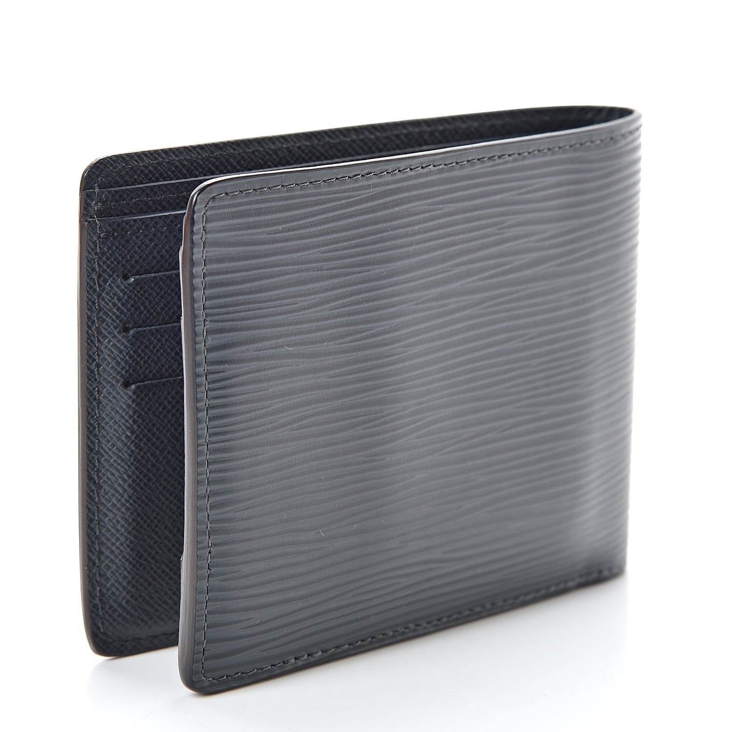 Louis Vuitton Epi Multiple Wallet Blue Nuit 3 of 7