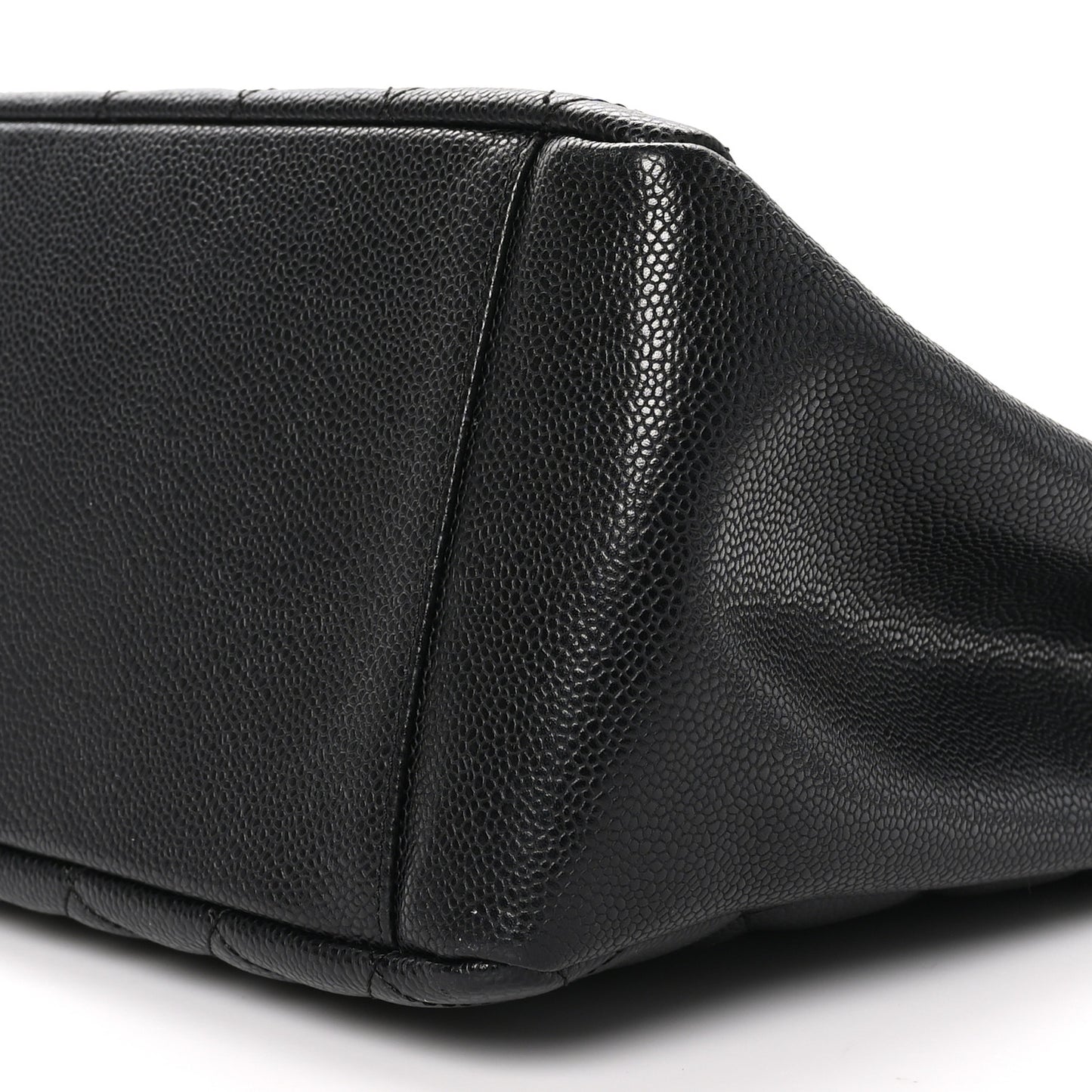 Caviar Quilted Grand Shopping Tote GST Black