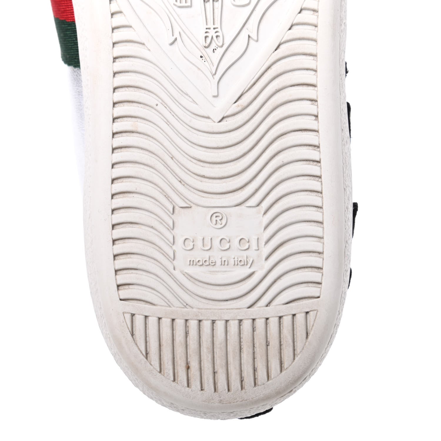 Gucci Metallic Calfskin Floral Embroidered Ace Sneakers 37 Silver 8 of 19