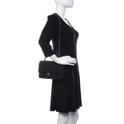 Chanel Caviar Quilted Medium Double Flap Black 2 of 15
