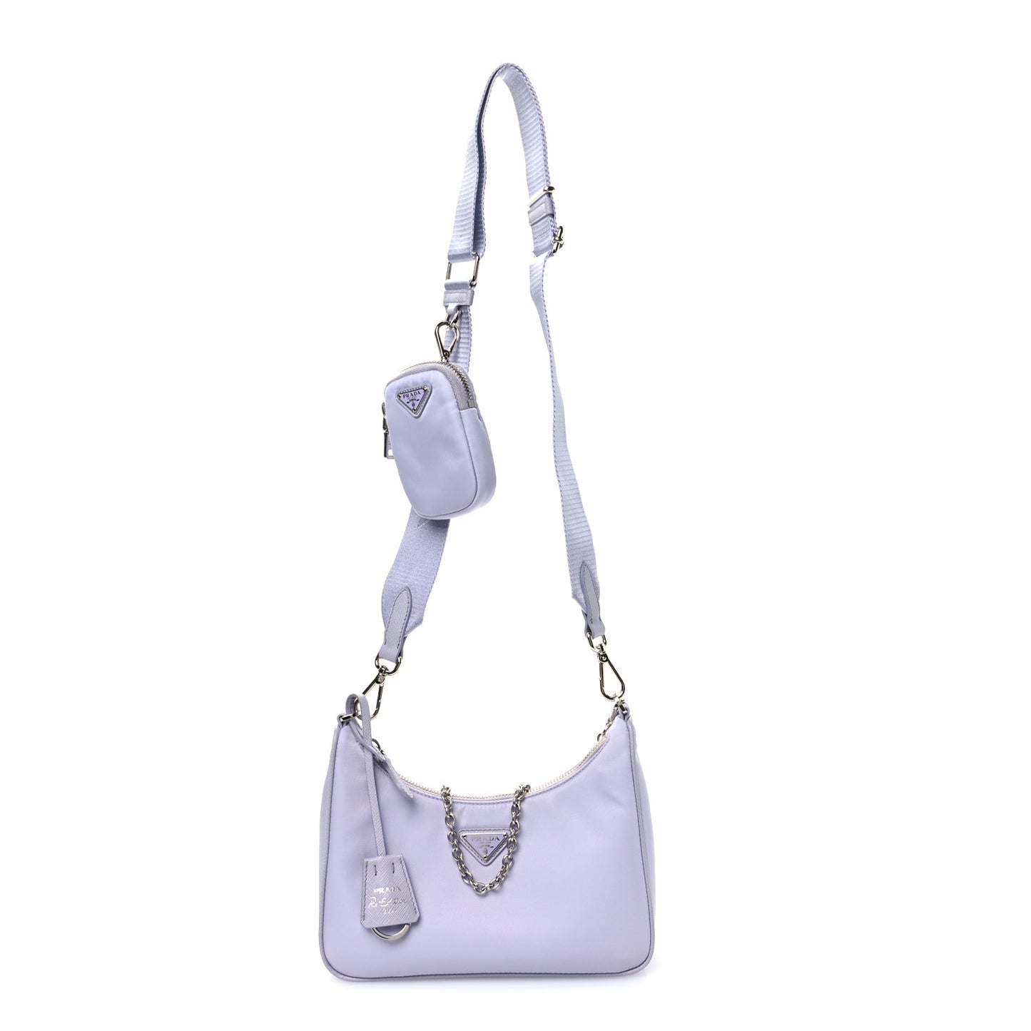 Re-Nylon Saffiano Re-Edition 2005 Shoulder Bag Glicine