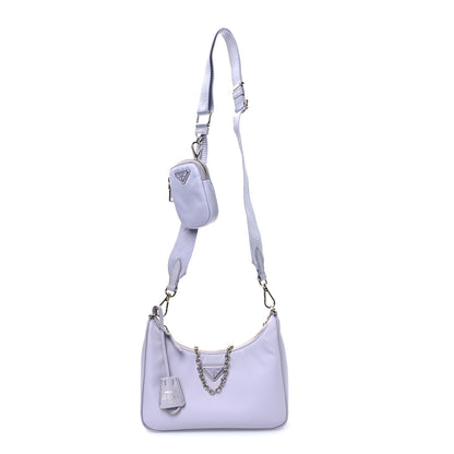 Prada Re-Nylon Saffiano Re-Edition 2005 Shoulder Bag Glicine 1 of 10