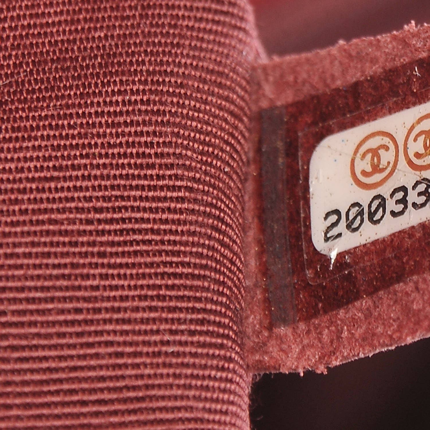 Chanel Caviar Quilted Large Boy Flap Dark Red 9 of 10