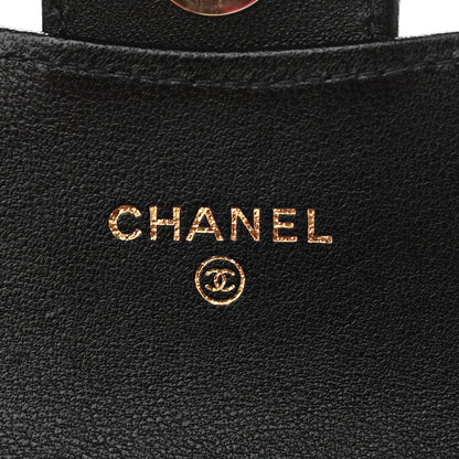 Chanel Lambskin Quilted Flap Bow Chain Waist Bag Black 6 of 10