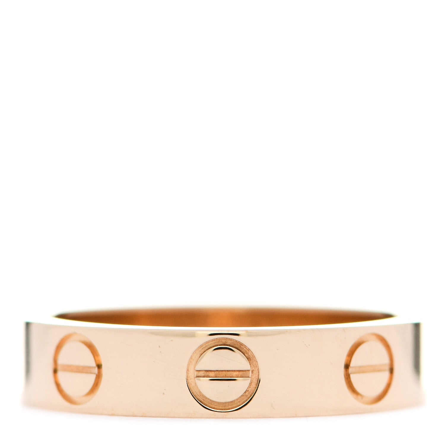Cartier 18K Yellow Gold 3.5mm LOVE Wedding Band Ring 46 3.75 3 of 5