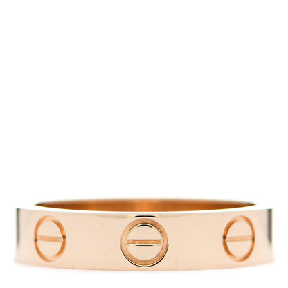 Cartier 18K Yellow Gold 3.5mm LOVE Wedding Band Ring 46 3.75 3 of 5