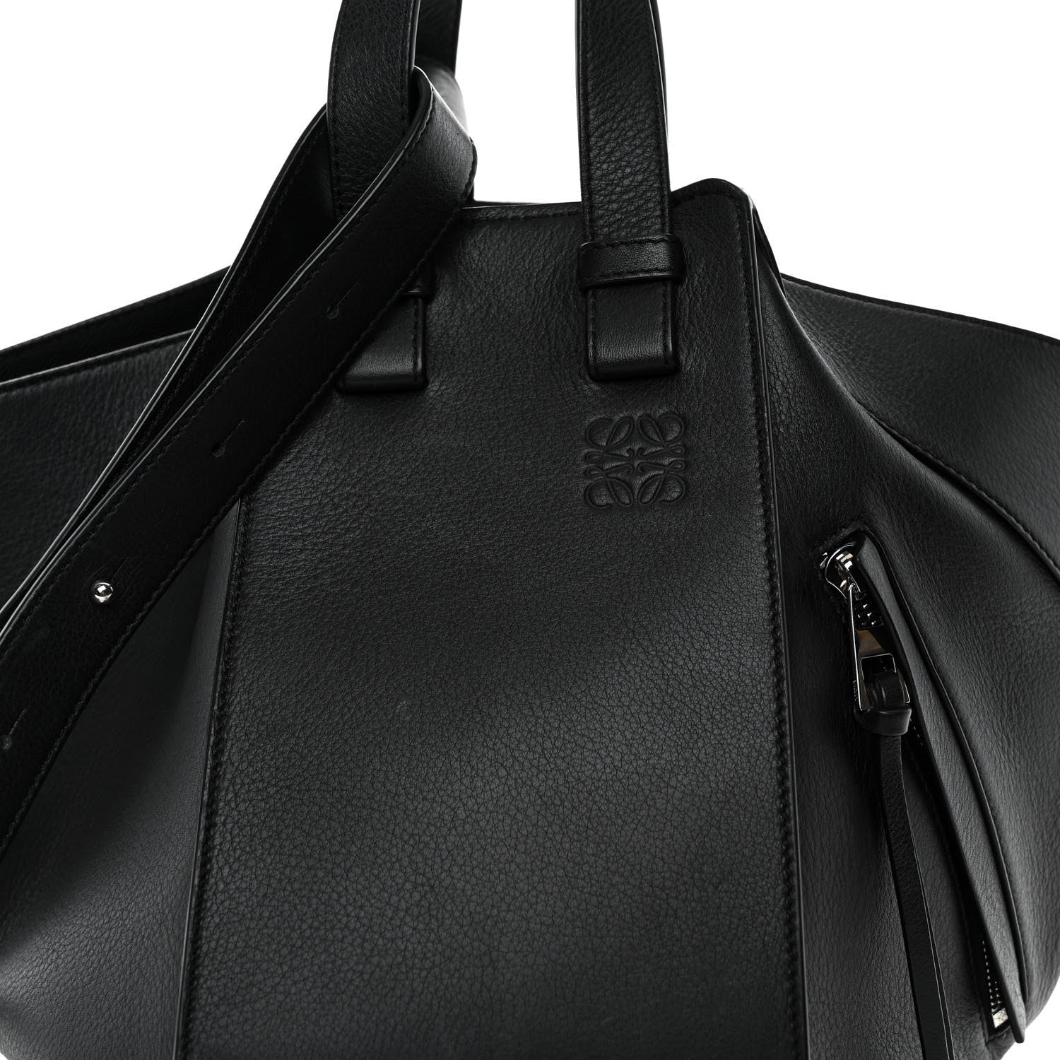 Loewe Calfskin Small Hammock Shoulder Bag Black 7 of 9