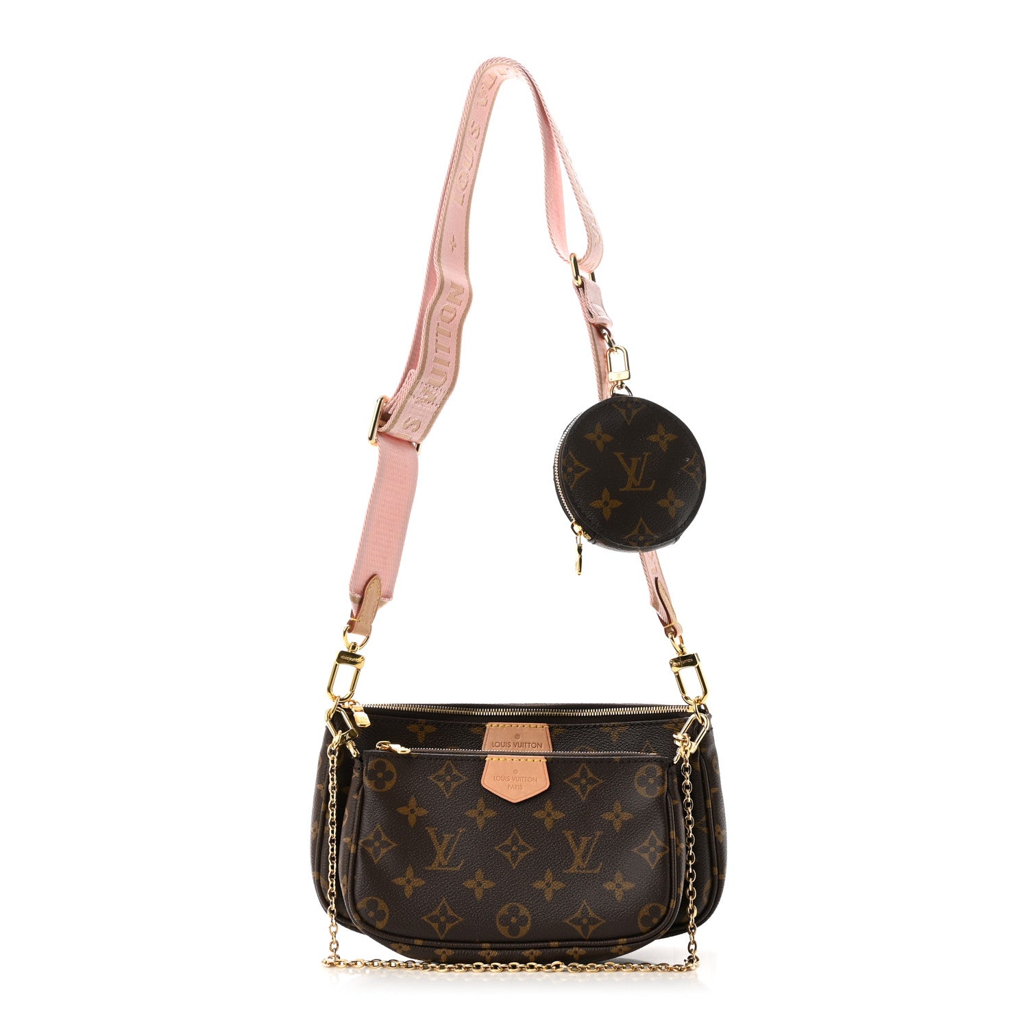 Louis Vuitton Monogram Multi Pochette Accessories Rose Clair 1 of 11