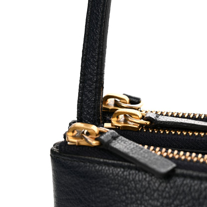 Celine Lambskin Large Trio Crossbody Bag Navy Blue 14 of 15
