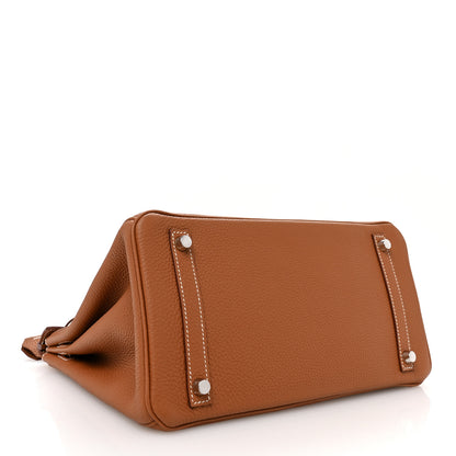 Hermes Togo BIRKIN 30 Gold 7 of 23