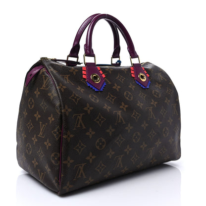 Louis Vuitton Monogram Totem Speedy 30 Magenta 3 of 7