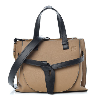 Loewe Calfskin Small Gate Tote Mocca Black 1 of 10