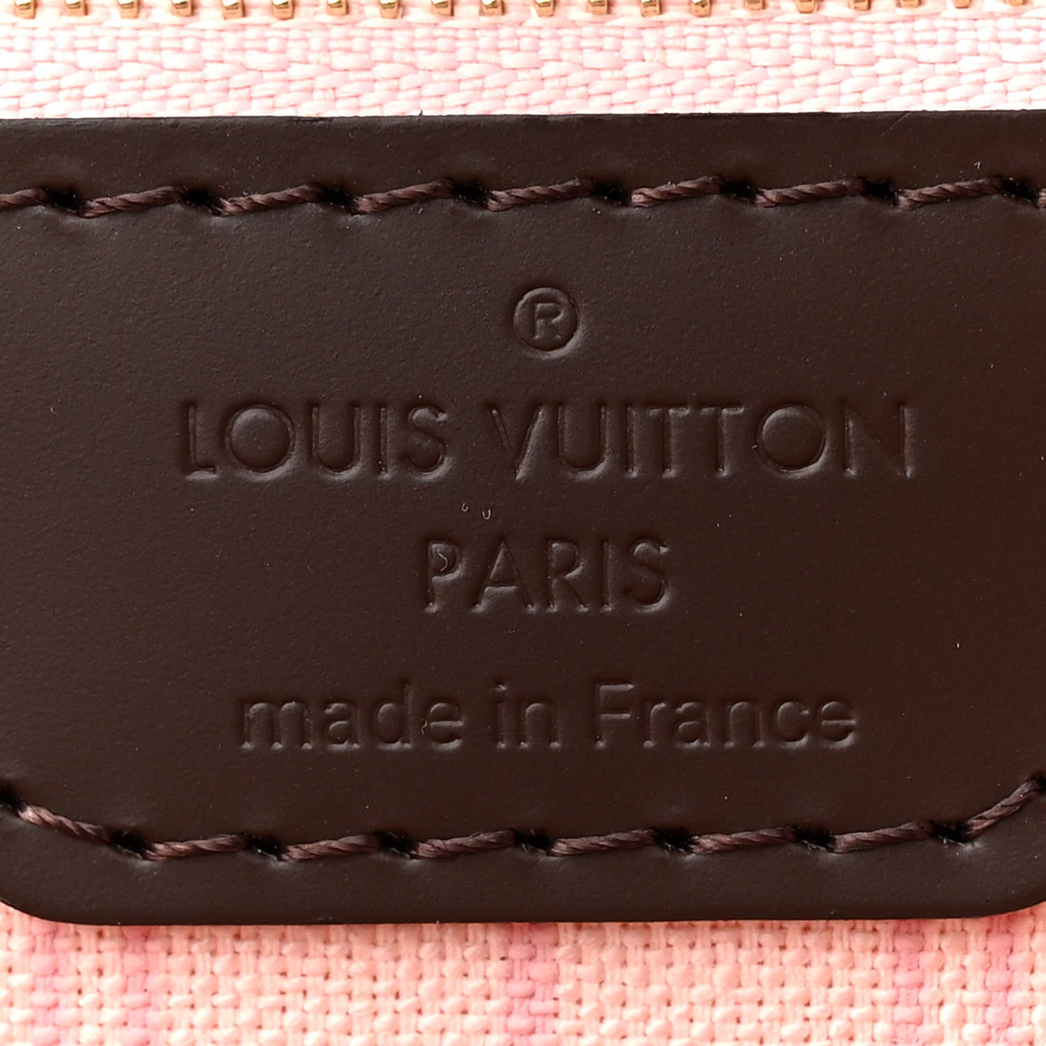 Louis Vuitton Damier Ebene Neo Neverfull MM Rose Ballerine 6 of 9