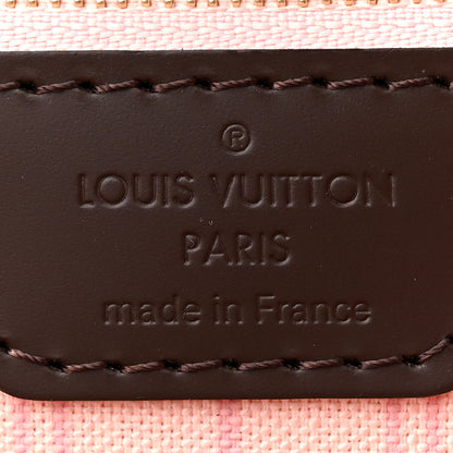 Louis Vuitton Damier Ebene Neo Neverfull MM Rose Ballerine 6 of 9