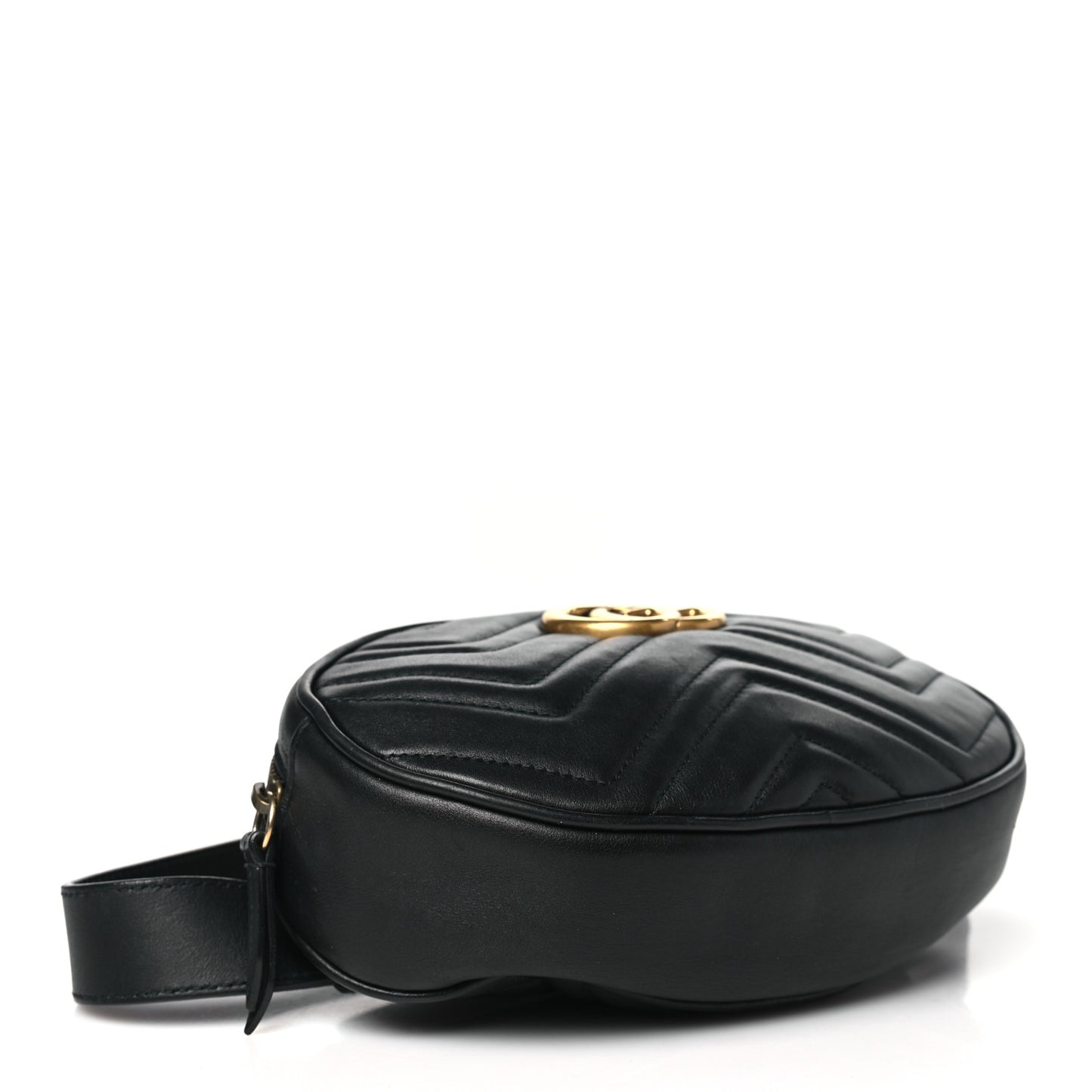 Calfskin Matelasse GG Marmont Belt Bag 95 38 Black