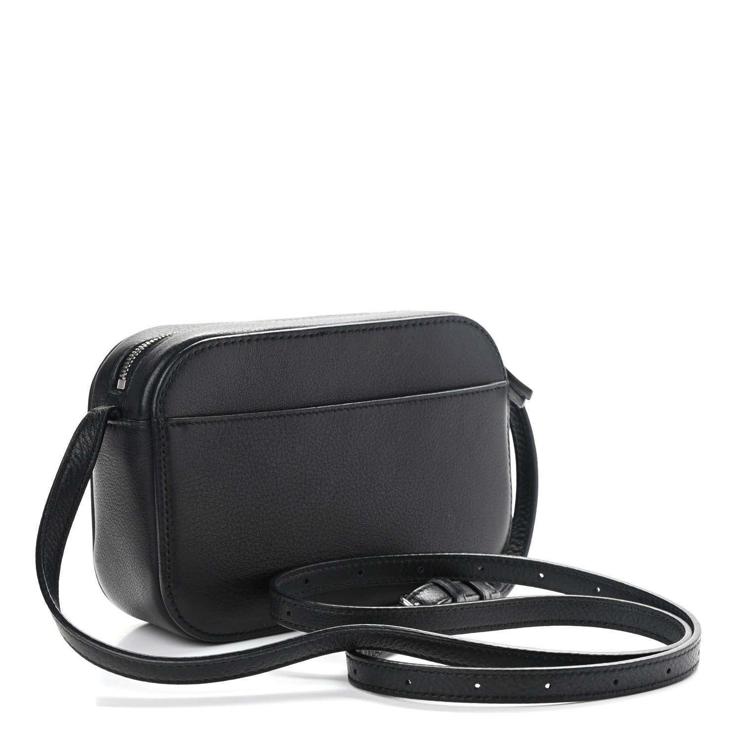 Balenciaga Calfskin Logo XS Everyday Camera Bag Black 3 of 10