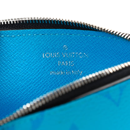 Louis Vuitton Taigarama Coin Card Holder Blue Lagoon 6 of 6