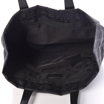 Chanel Nylon Large Travel Tote Black 7 of 13