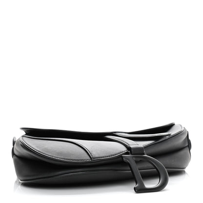 Christian Dior Ultra Matte Calfskin Saddle Bag Black 4 of 13