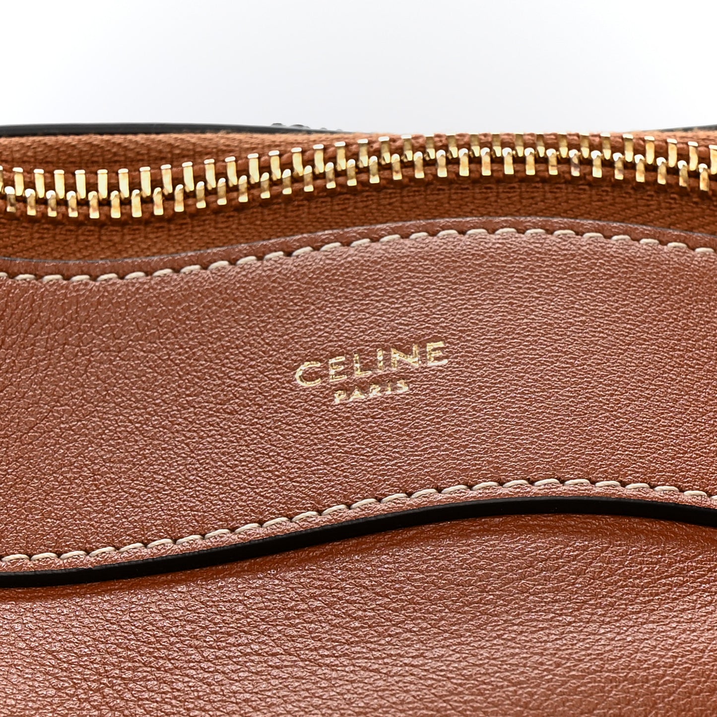 Supple Calfskin Large Romy Shoulder Bag Tan