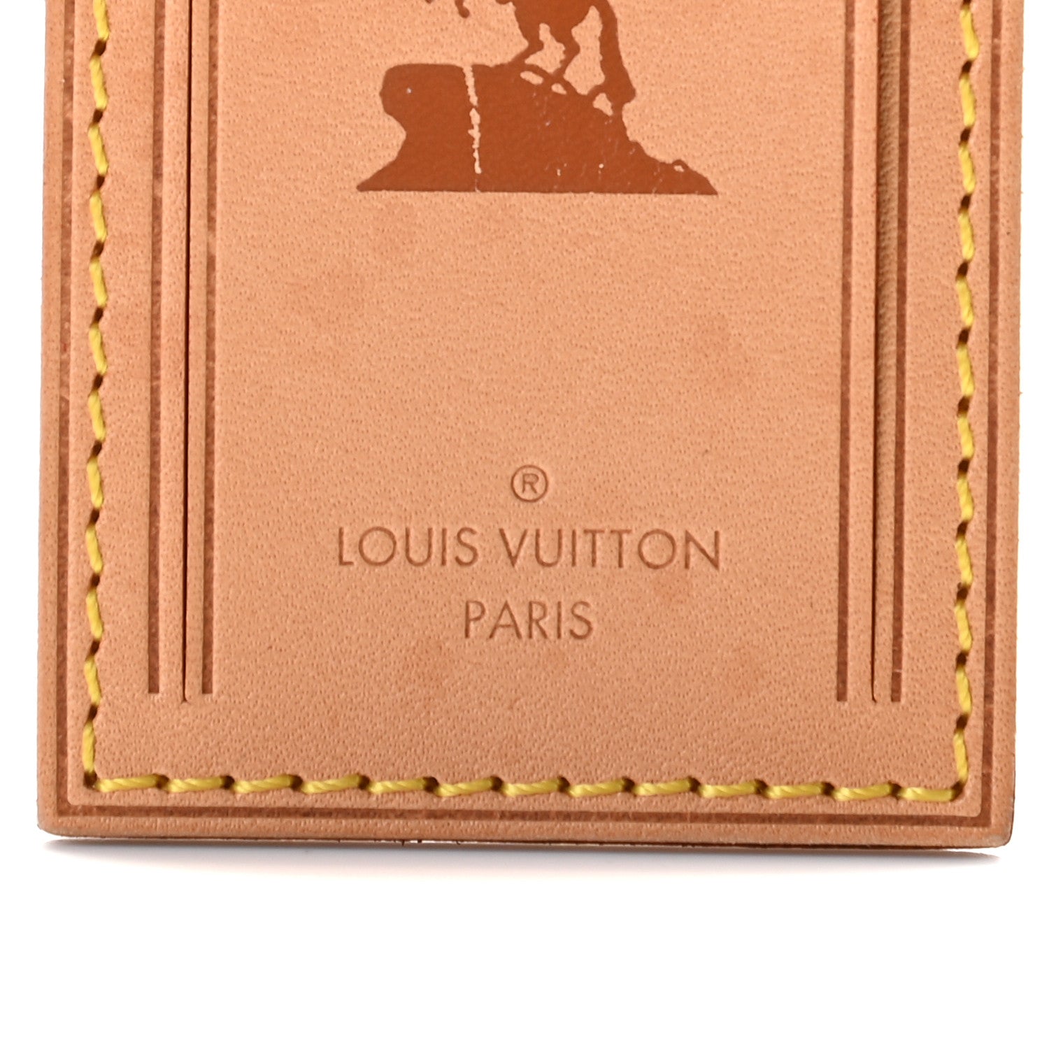 Louis Vuitton Vachetta Luggage Tag 2 of 4