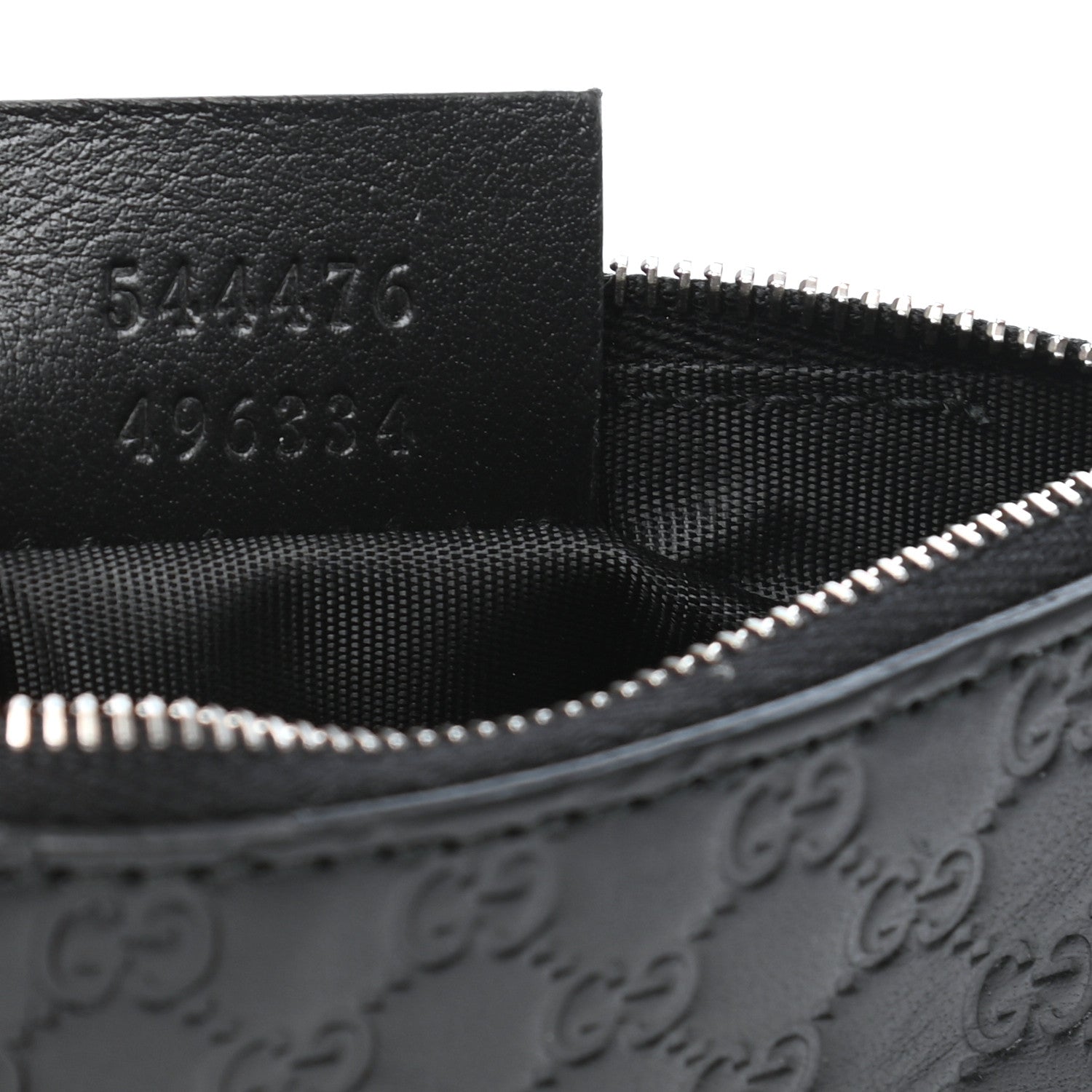 Gucci Microguccissima Key Ring Coin Case Black 7 of 8